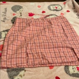 Pink and white Skirt